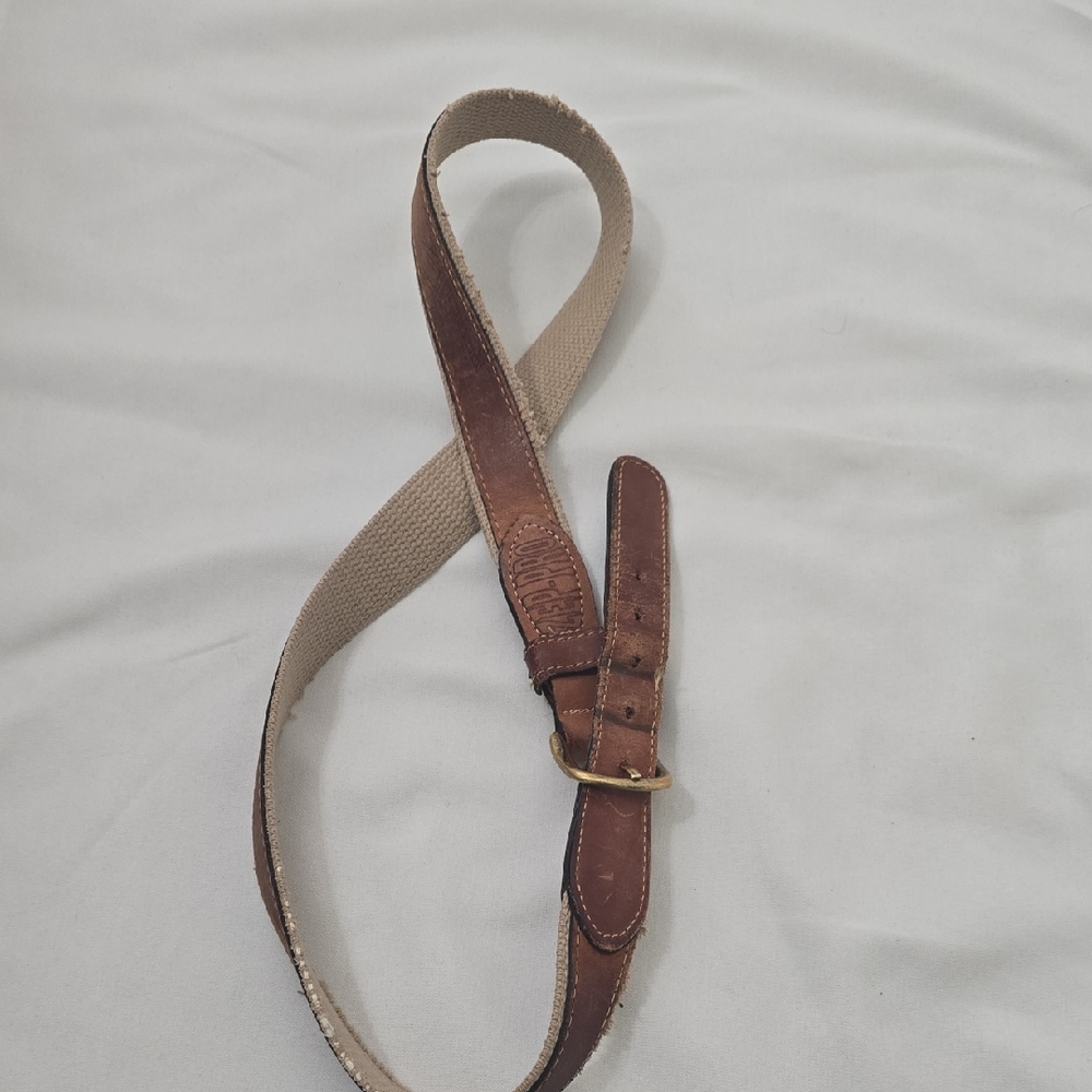 ZEP-PRO mens‎ Brown Leather Belt 38